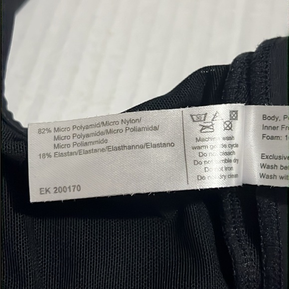 Amoena Gloria Zipper Support Sports Bra Women’s Medium Black 44070 - Picture 9 of 10